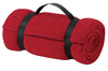 Port & Company® - Value Fleece Blanket with Strap.  BP10