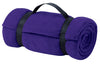 Port & Company® - Value Fleece Blanket with Strap.  BP10