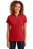 District Made® Ladies Double Pocket Polo. DM433
