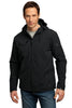 Port Authority® Textured Hooded Soft Shell Jacket. J706