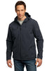 Port Authority® Textured Hooded Soft Shell Jacket. J706