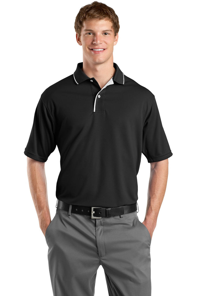 Sport-Tek® Dri-Mesh® Polo with Tipped Collar and Piping.  K467
