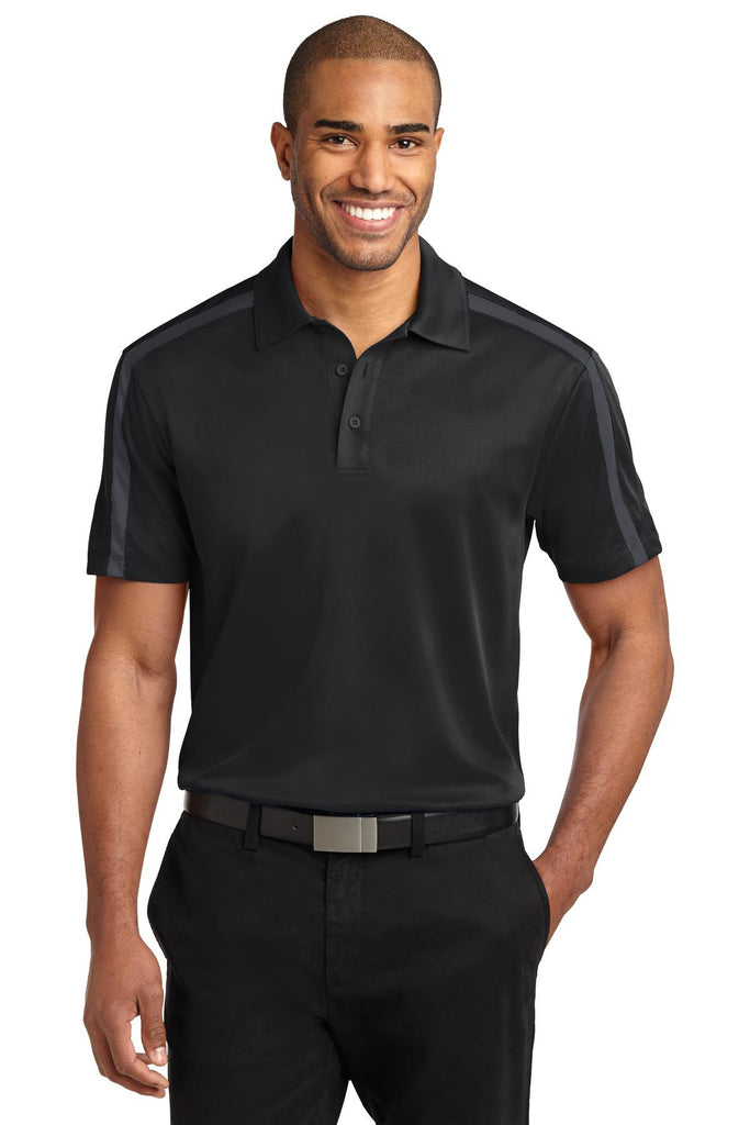 Port Authority® Silk Touch Performance Colorblock Stripe Polo. K547"