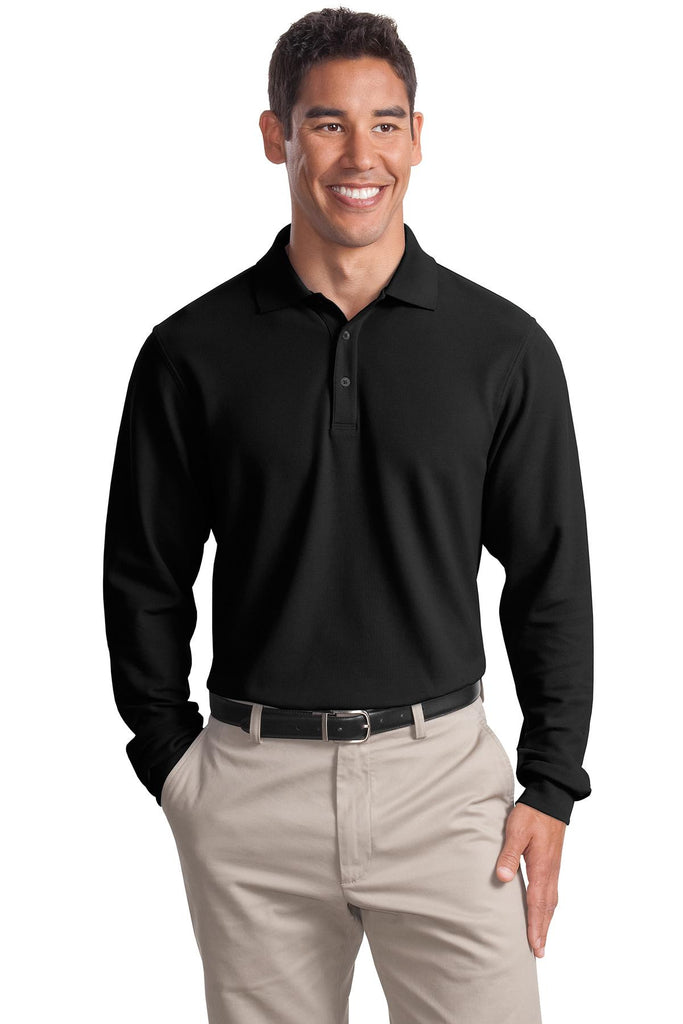 Port Authority® Long Sleeve EZCotton Pique Polo. K800LS"