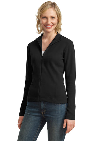 Port Authority® Ladies Flatback Rib Full-Zip Jacket.  L221