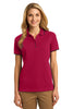 Port Authority® Ladies Rapid Dry Tipped Polo. L454"