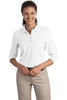 Port Authority® Ladies Silk Touch 3/4-Sleeve Polo. L562"