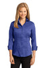 Red House® Ladies 3/4-Sleeve Nailhead Non-Iron Button-Down Shirt. RH69