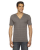 American Apparel Unisex Triblend Short-Sleeve V-Neck T-shirt
