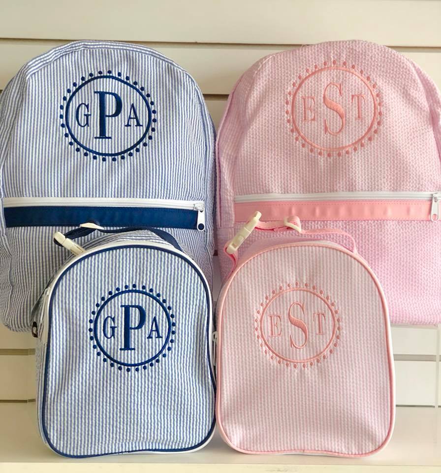 Custom Monogrammed Backpacks