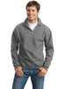 JERZEES® SUPER SWEATS® - 1/4-Zip Sweatshirt with Cadet Collar.  4528M