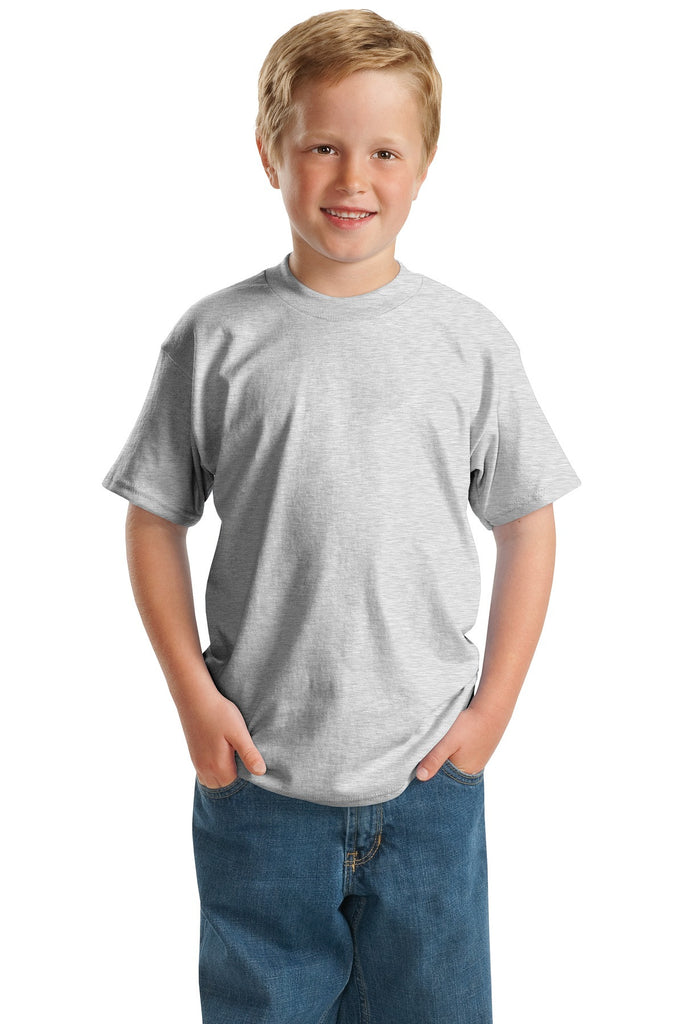 Hanes® - Youth EcoSmart® 50/50 Cotton/Poly T-Shirt.  5370
