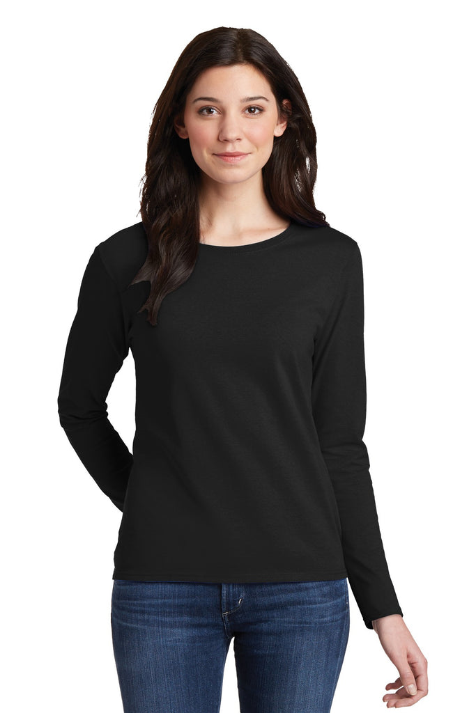 Gildan® Ladies Heavy Cotton 100% Cotton Long Sleeve T-Shirt. 5400L"
