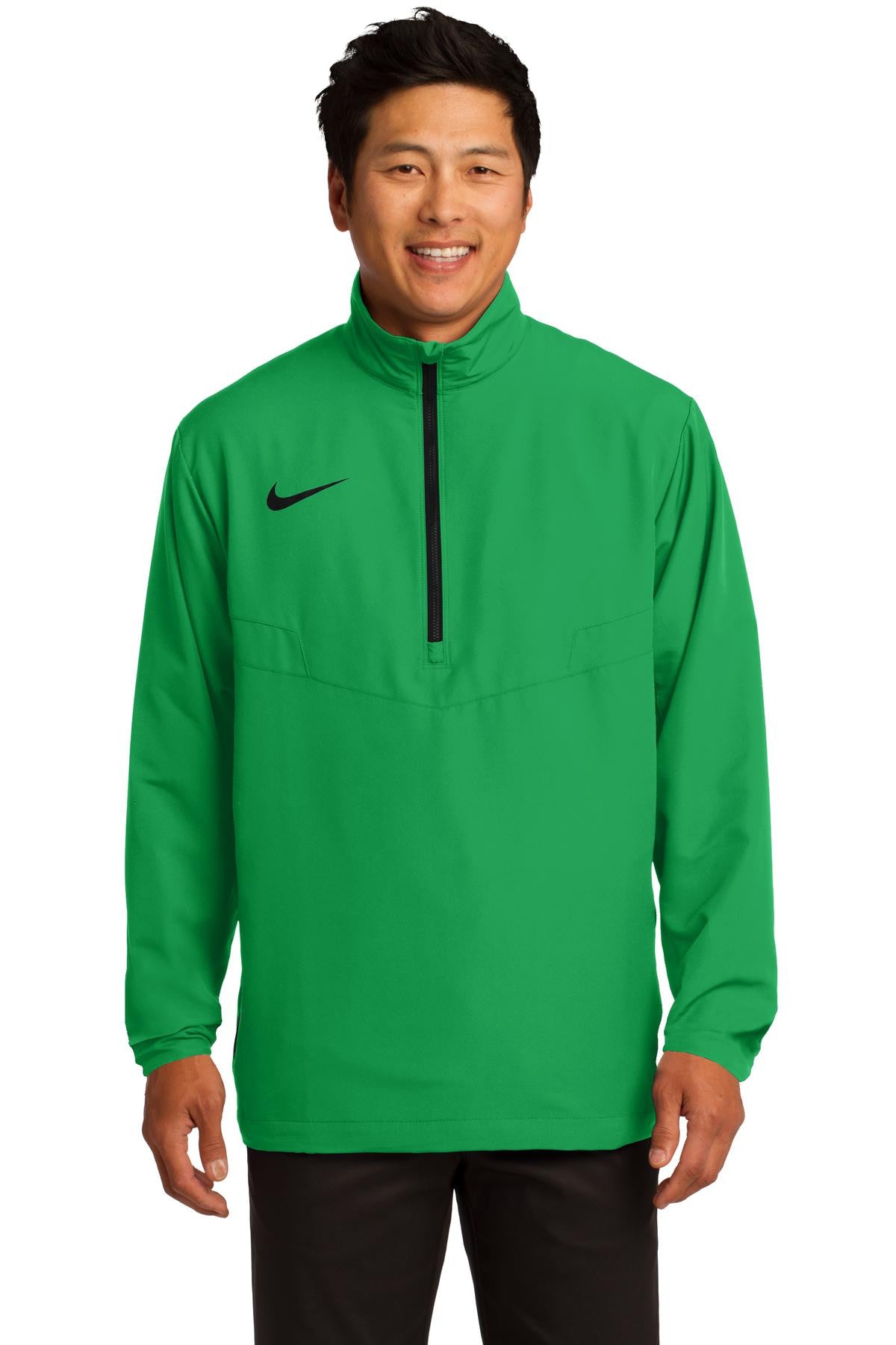 00s NIKE GOLF half zip nylon teck y2k 緑 00s Y2K NIKE ナイキ ナイロンジャケット ギア テック グリーン