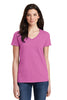 Gildan® Ladies Heavy Cotton 100% Cotton V-Neck T-Shirt. 5V00L"