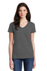 Gildan® Ladies Heavy Cotton 100% Cotton V-Neck T-Shirt. 5V00L"