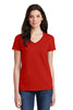 Gildan® Ladies Heavy Cotton 100% Cotton V-Neck T-Shirt. 5V00L"