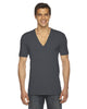 American Apparel Unisex Sheer Jersey Short-Sleeve Deep V-Neck
