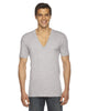 American Apparel Unisex Sheer Jersey Short-Sleeve Deep V-Neck