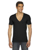 American Apparel Unisex Sheer Jersey Short-Sleeve Deep V-Neck