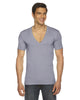 American Apparel Unisex Sheer Jersey Short-Sleeve Deep V-Neck