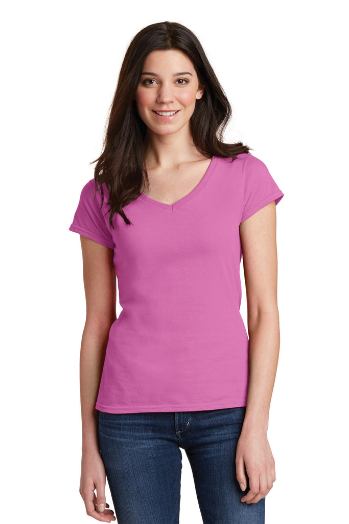 Gildan Softstyle® Junior Fit V-Neck T-Shirt. 64V00L