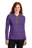 Anvil® Ladies 100% Ring Spun Cotton Long Sleeve Hooded T-Shirt. 887L