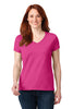 Anvil® Ladies 100% Ring Spun Cotton V-Neck T-Shirt. 88VL
