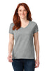 Anvil® Ladies 100% Ring Spun Cotton V-Neck T-Shirt. 88VL