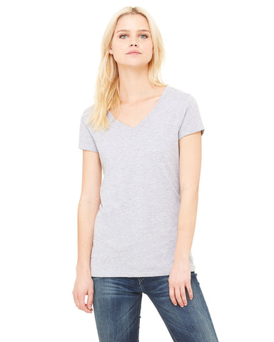 Bella + Canvas Ladies' Jersey Short-Sleeve V-Neck T-Shirt