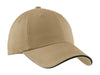 Port Authority® Sandwich Bill Cap with Striped Closure.  C830