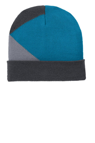 Port Authority® Cuffed Colorblock Beanie. C906