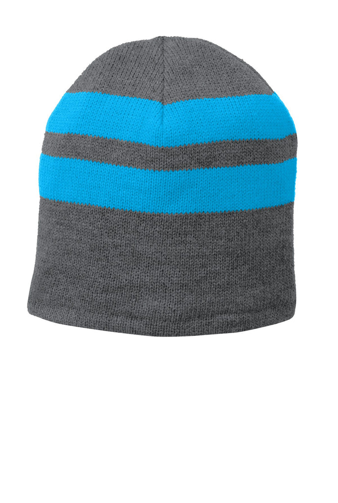 Port & Company® Fleece-Lined Striped Beanie Cap. C922