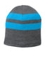 Port & Company® Fleece-Lined Striped Beanie Cap. C922