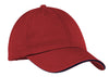 Port & Company® - Washed Twill Sandwich Bill Cap.  CP79
