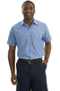 Red Kap® - Short Sleeve Striped Industrial Work Shirt.  CS20