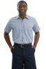 Red Kap® - Short Sleeve Striped Industrial Work Shirt.  CS20