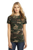 District Made® - Ladies Perfect Weight® Camo Crew Tee DM104CL