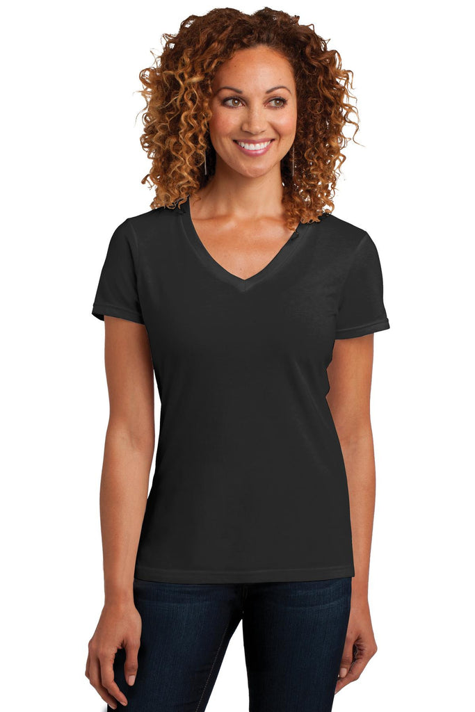 District Made® Ladies Perfect Blend® V-Neck Tee. DM1190L