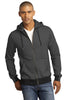 District Made® - Mens Mini Stripe Full-Zip Hoodie. DM390