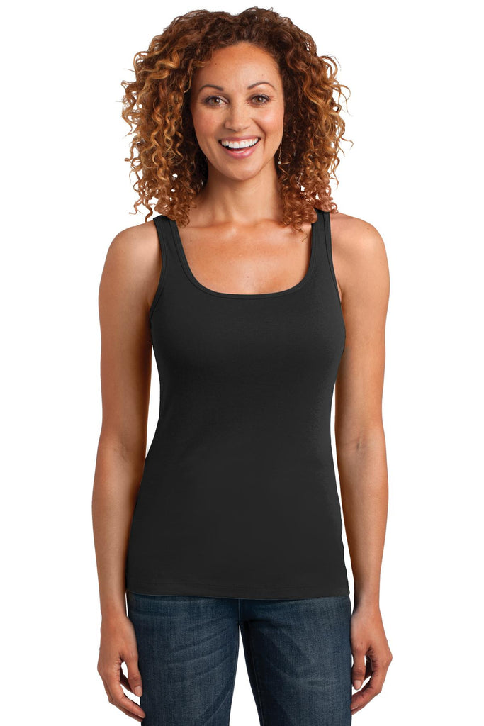 District Made® Ladies Mini Rib Racerback Tank. DM403