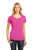 District Made® - Ladies Tri-Blend Lace Tee. DM441