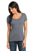 District Made® - Ladies Textured Scoop Tee. DM471