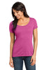 District Made® - Ladies Textured Scoop Tee. DM471
