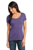 District Made® - Ladies Textured Scoop Tee. DM471