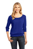 District Made® - Ladies Modal Blend 3/4-Sleeve Raglan DM482