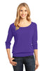 District Made® - Ladies Modal Blend 3/4-Sleeve Raglan DM482