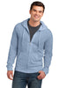 District® Young Mens Lightweight Jersey Full-Zip Hoodie. DT1100