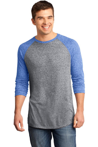 District® - Young Mens Microburn® 3/4-Sleeve Raglan Tee. DT162