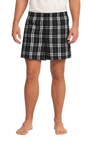 District® - Young Mens Flannel Plaid Boxer. DT1801